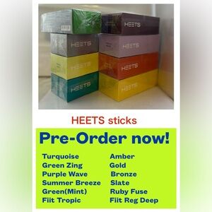 PRE-ORDER your flavors of HEETS sticks! Coming soon!